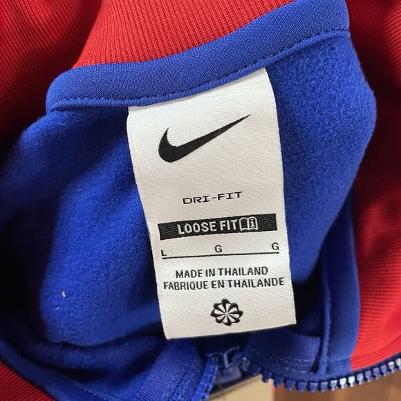 Nike Women’s L Loose Fit USMNT USA Academy Pro Soccer Anthem Jacket FN6488-417 - Picture 3 of 10